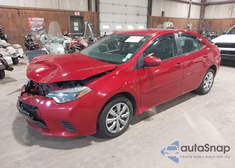 2016 Toyota Corolla Le из США, поврежденный, VIN 2T1BURHE6GC702020